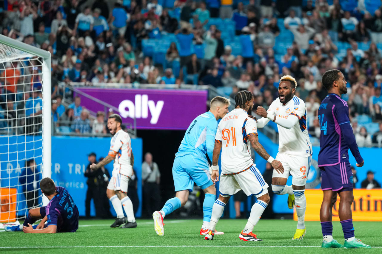 CHARLOTTE, NORTH CAROLINA - MARCH 30: Charlotte FC against FC Cincinnati on March 30, 2024 at Bank of America Stadium in Charlotte, North Carolina.