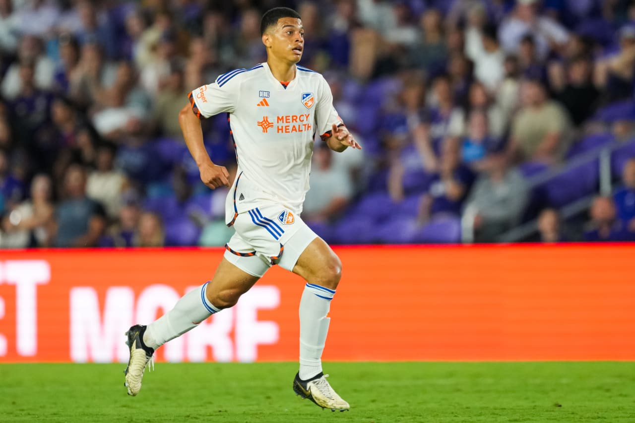 ORLANDO, FLORIDA - MAY 4: Orlando City SC against FC Cincinnati on May 4, 2024 at Inter&Co Stadium in Orlando, Florida.