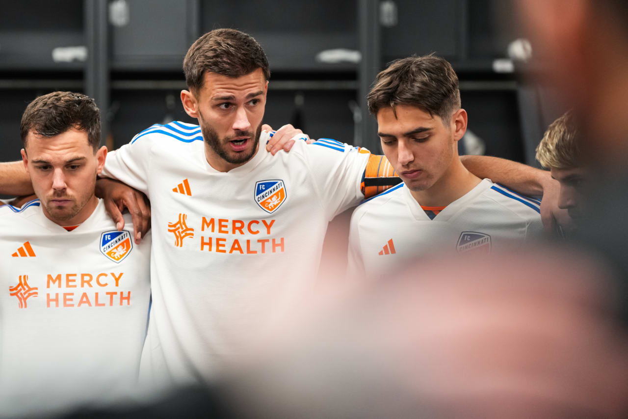FOXBOROUGH, MASSACHUSETTS - MARCH 17:  New England Revolution against FC Cincinnati on March 17, 2024 in Foxborough, Massachusetts.