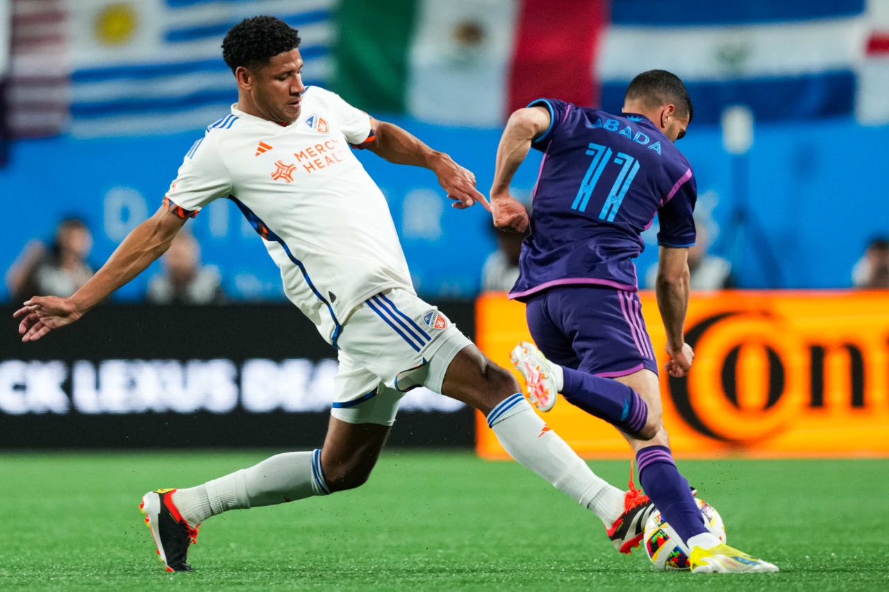 CHARLOTTE, NORTH CAROLINA - MARCH 30: Charlotte FC against FC Cincinnati on March 30, 2024 at Bank of America Stadium in Charlotte, North Carolina.