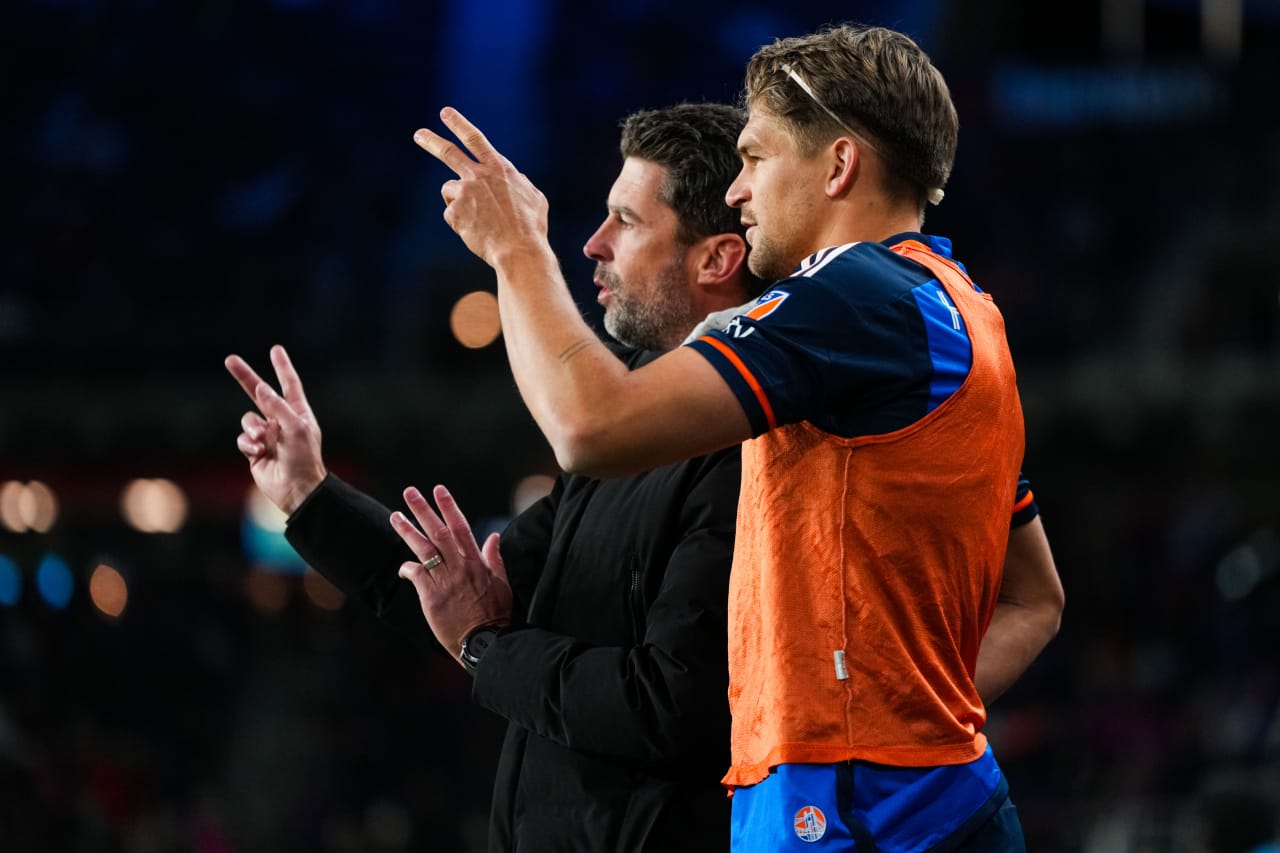 CINCINNATI, OHIO - MARCH 23: FC Cincinnati against New York City FC on March 23, 2024 at TQL Stadium in Cincinnati, Ohio.