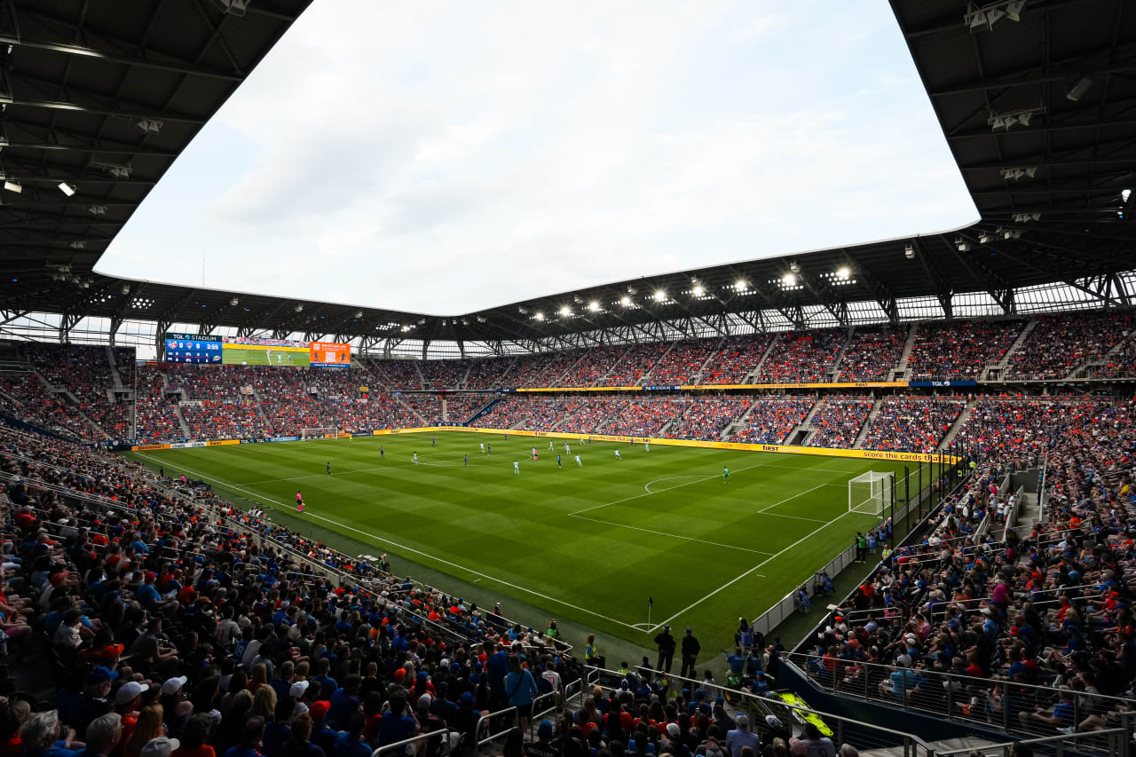 CINCINNATI, OHIO - APRIL 27: FC Cincinnati against Colorado Rapids on April 27, 2024 at TQL Stadium in Cincinnati, Ohio.