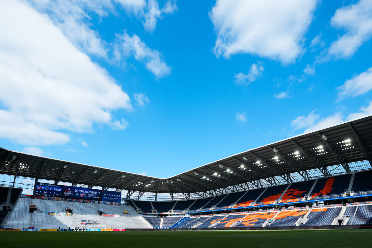 CINCINNATI, OHIO - MARCH 23: FC Cincinnati against New York City FC on March 23, 2024 at TQL Stadium in Cincinnati, Ohio.
