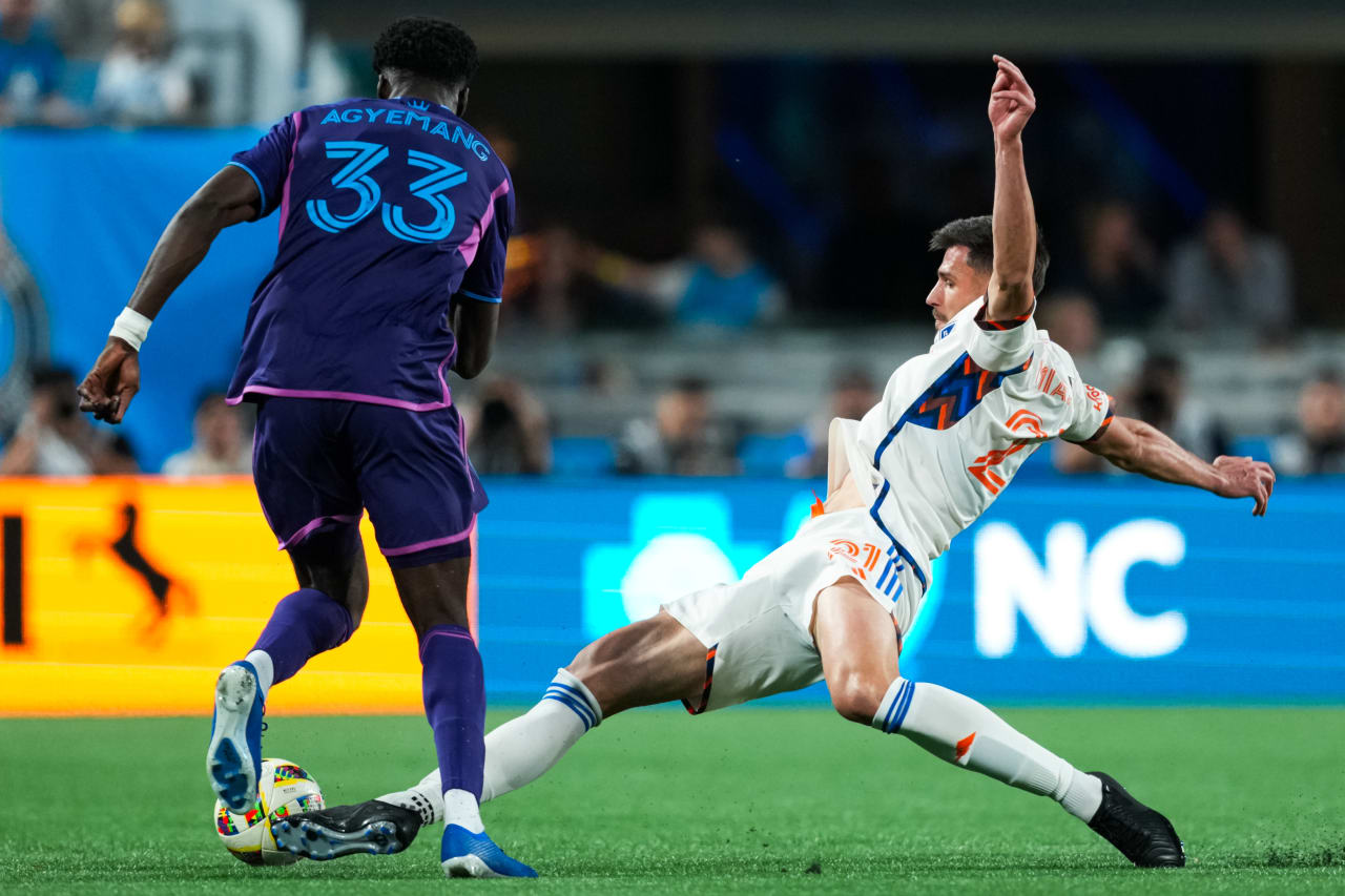 CHARLOTTE, NORTH CAROLINA - MARCH 30: Charlotte FC against FC Cincinnati on March 30, 2024 at Bank of America Stadium in Charlotte, North Carolina.