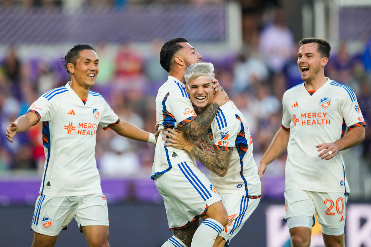 ORLANDO, FLORIDA - MAY 4: Orlando City SC against FC Cincinnati on May 4, 2024 at Inter&Co Stadium in Orlando, Florida.