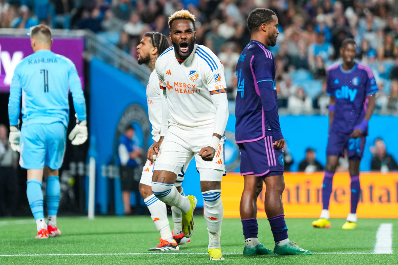 CHARLOTTE, NORTH CAROLINA - MARCH 30: Charlotte FC against FC Cincinnati on March 30, 2024 at Bank of America Stadium in Charlotte, North Carolina.