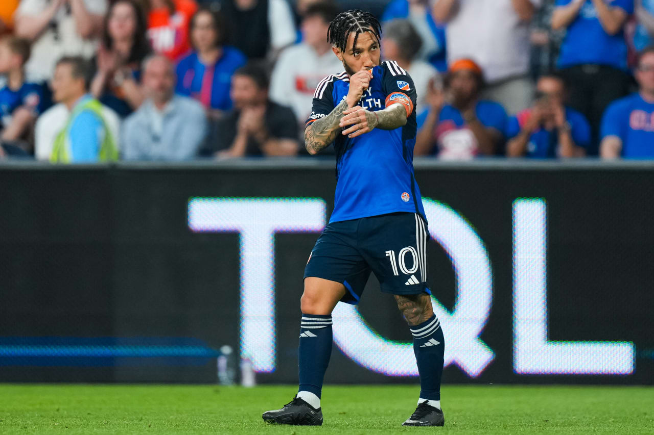 CINCINNATI, OHIO - APRIL 27: FC Cincinnati against Colorado Rapids on April 27, 2024 at TQL Stadium in Cincinnati, Ohio.
