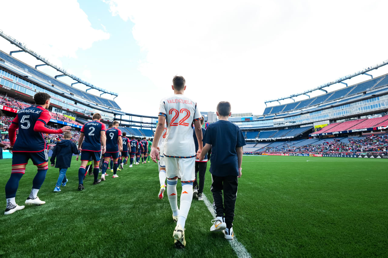 FOXBOROUGH, MASSACHUSETTS - MARCH 17:  New England Revolution against FC Cincinnati on March 17, 2024 in Foxborough, Massachusetts.