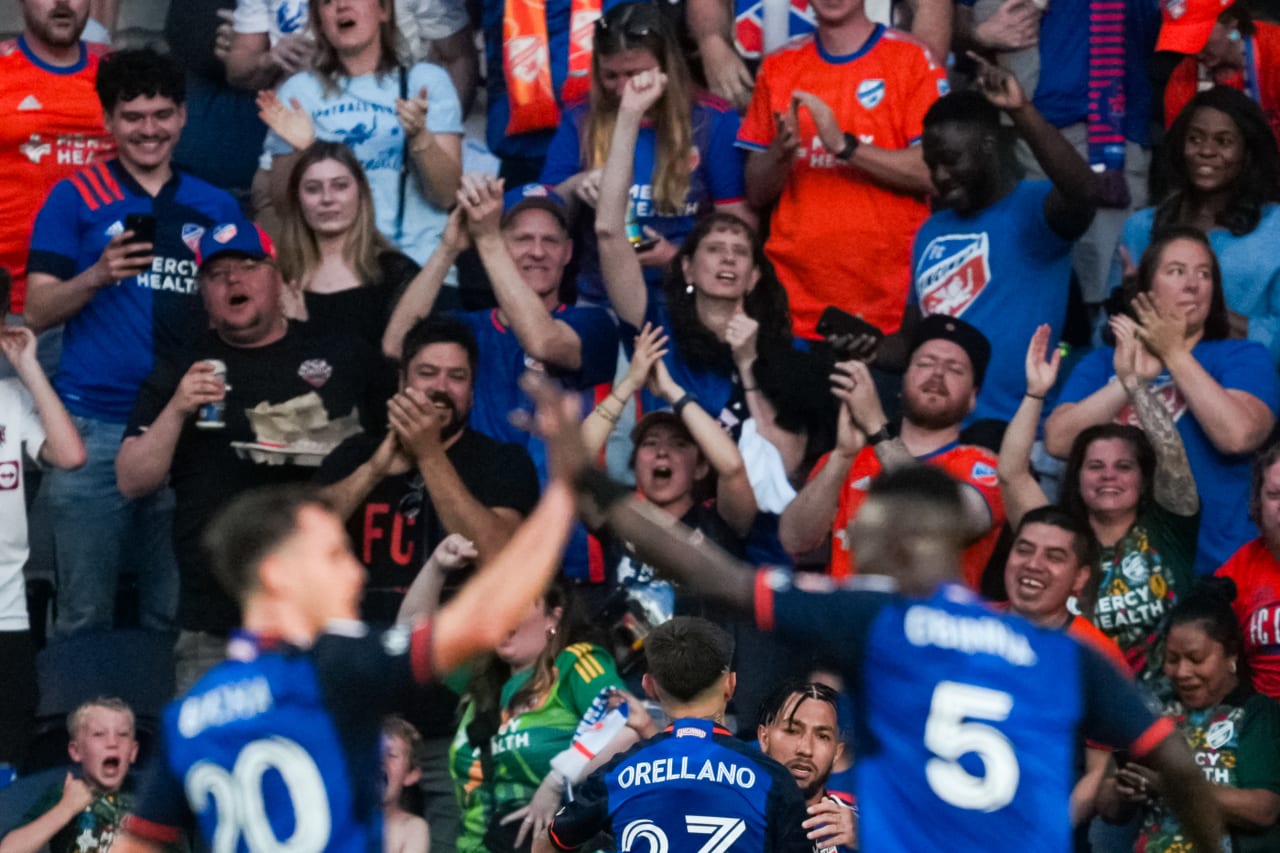 CINCINNATI, OHIO - APRIL 27: FC Cincinnati against Colorado Rapids on April 27, 2024 at TQL Stadium in Cincinnati, Ohio.