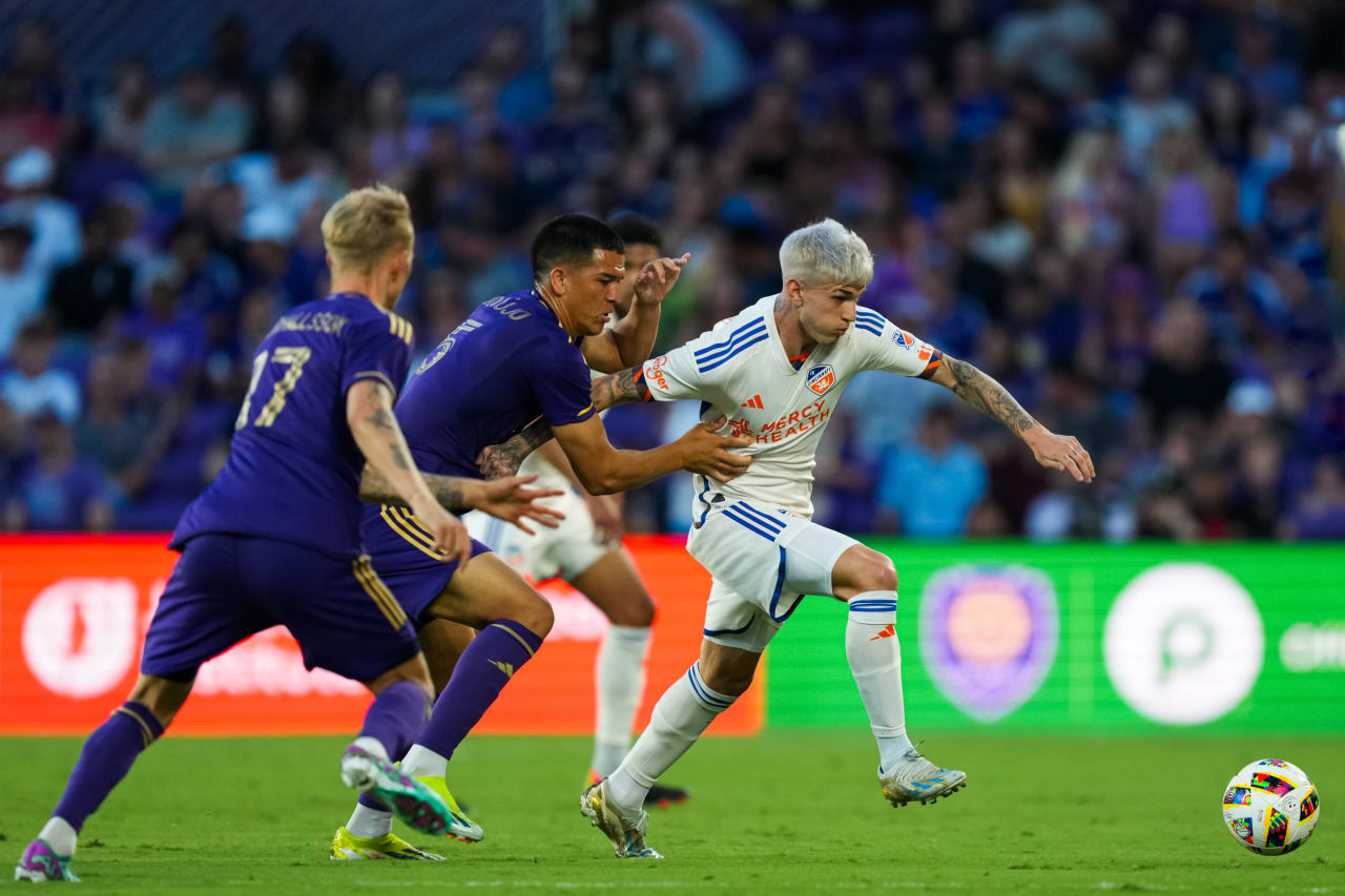 ORLANDO, FLORIDA - MAY 4: Orlando City SC against FC Cincinnati on May 4, 2024 at Inter&Co Stadium in Orlando, Florida.