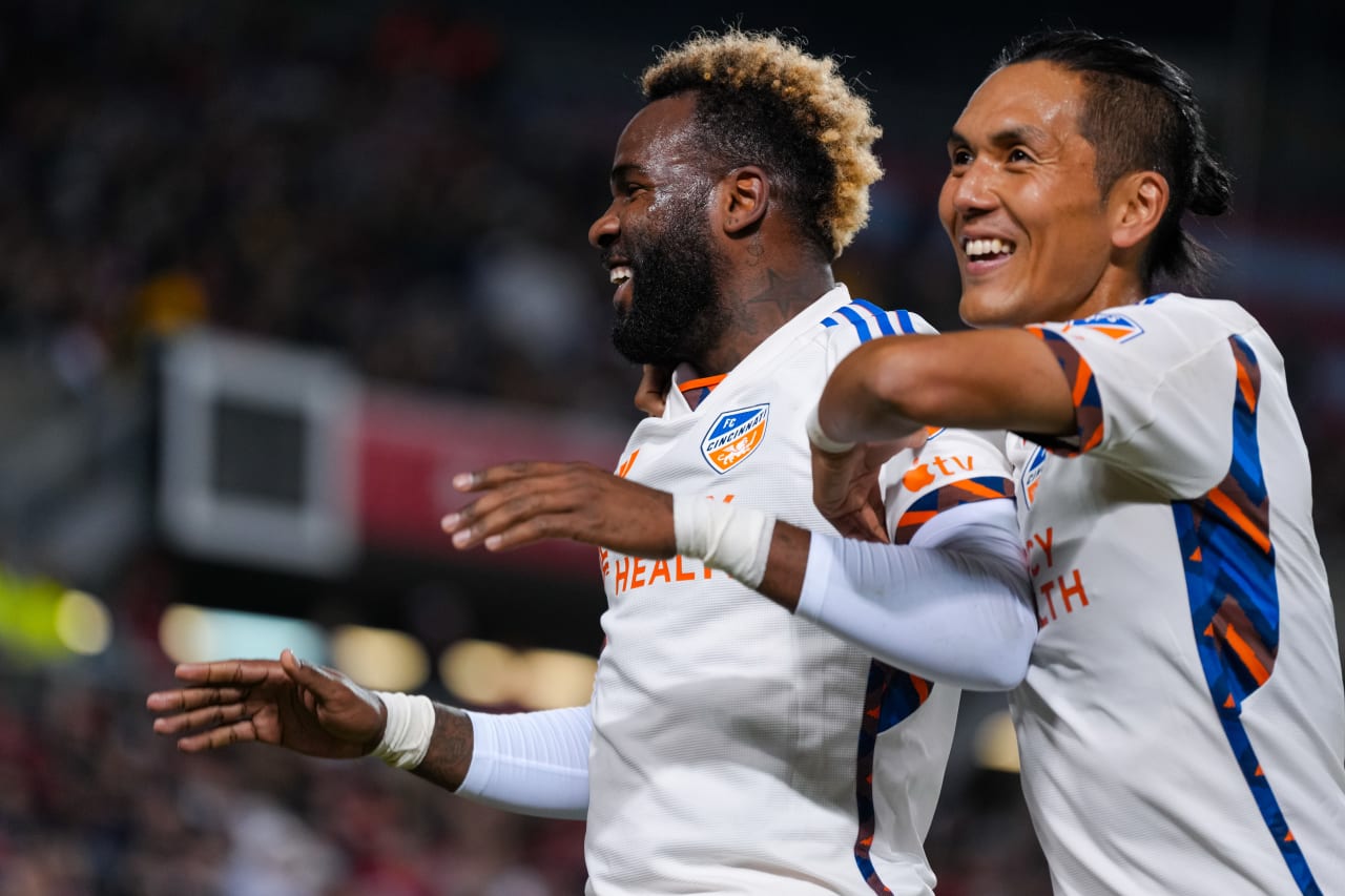 CHICAGO, ILLINOIS - MARCH 2: Chicago Fire FC against FC Cincinnati on March 2, 2024 at Soldier Field in Chicago, Illinois.
