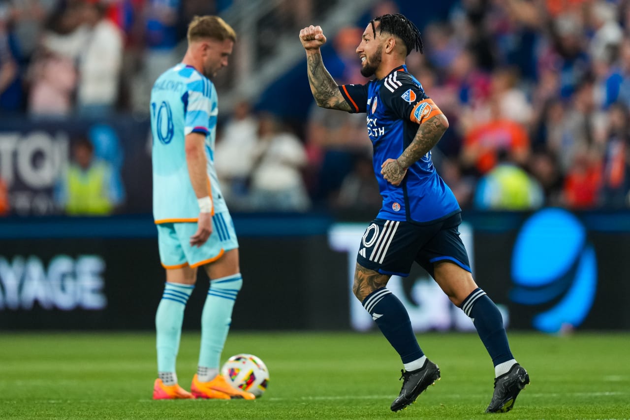 CINCINNATI, OHIO - APRIL 27: FC Cincinnati against Colorado Rapids on April 27, 2024 at TQL Stadium in Cincinnati, Ohio.
