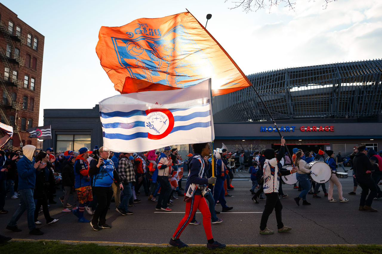 CINCINNATI, OHIO - MARCH 23: FC Cincinnati against New York City FC on March 23, 2024 at TQL Stadium in Cincinnati, Ohio.