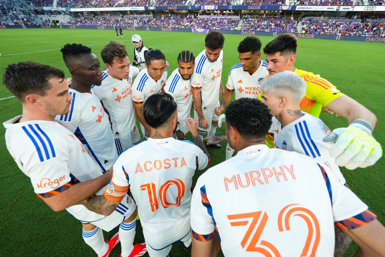 ORLANDO, FLORIDA - MAY 4: Orlando City SC against FC Cincinnati on May 4, 2024 at Inter&Co Stadium in Orlando, Florida.