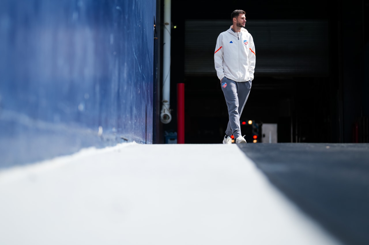 FOXBOROUGH, MASSACHUSETTS - MARCH 17:  New England Revolution against FC Cincinnati on March 17, 2024 in Foxborough, Massachusetts.