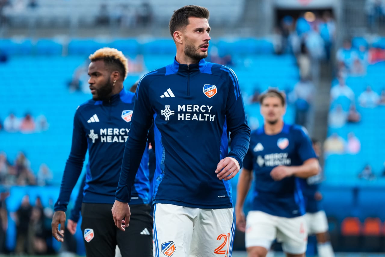 CHARLOTTE, NORTH CAROLINA - MARCH 30: Charlotte FC against FC Cincinnati on March 30, 2024 at Bank of America Stadium in Charlotte, North Carolina.