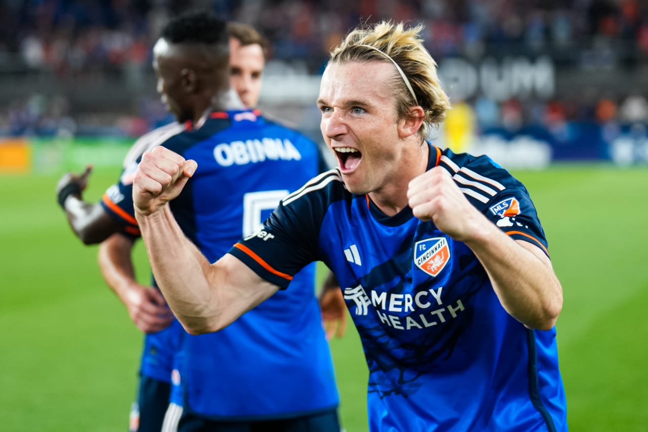 CINCINNATI, OHIO - APRIL 27: FC Cincinnati against Colorado Rapids on April 27, 2024 at TQL Stadium in Cincinnati, Ohio.