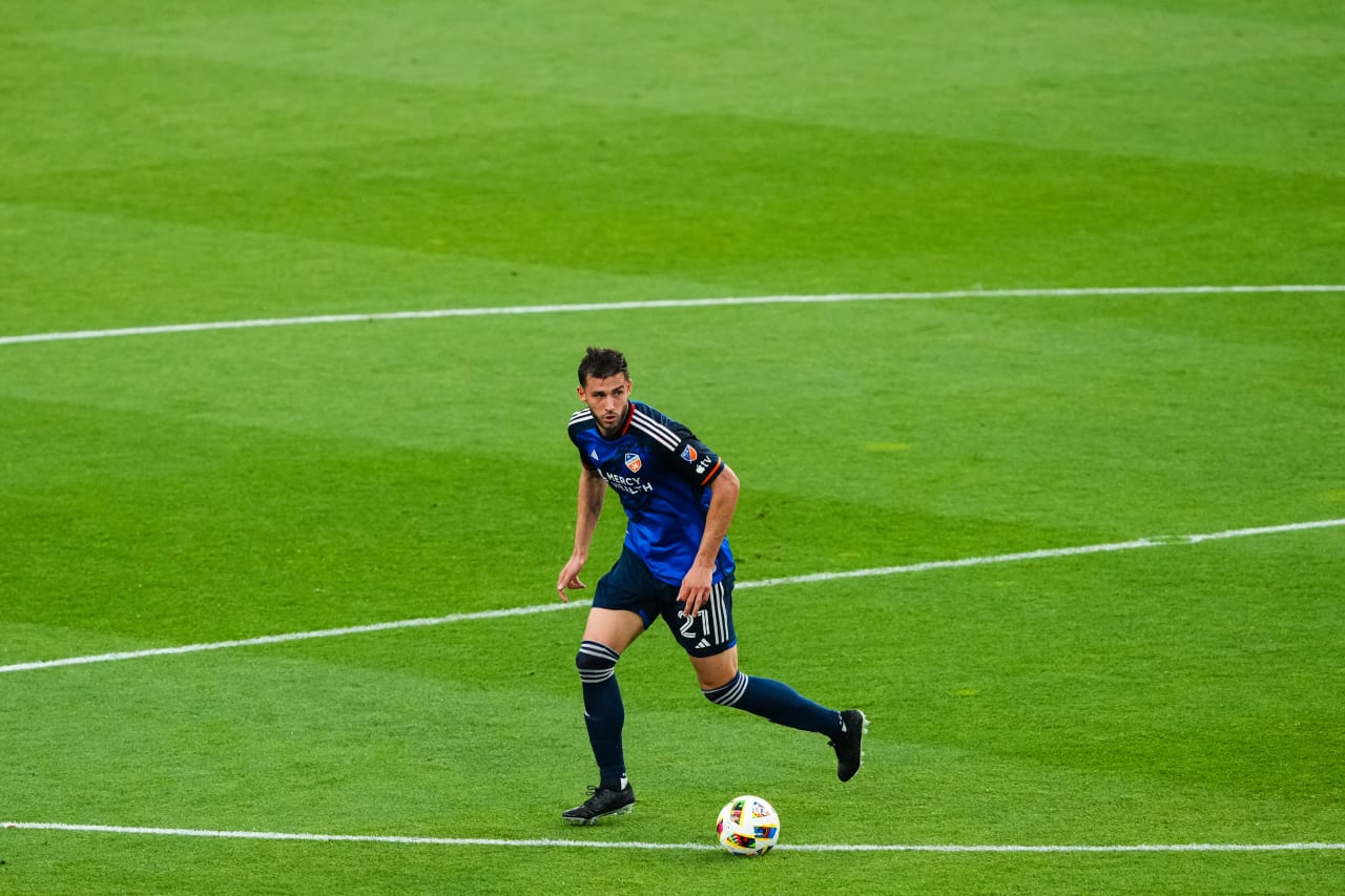 CINCINNATI, OHIO - APRIL 27: FC Cincinnati against Colorado Rapids on April 27, 2024 at TQL Stadium in Cincinnati, Ohio.