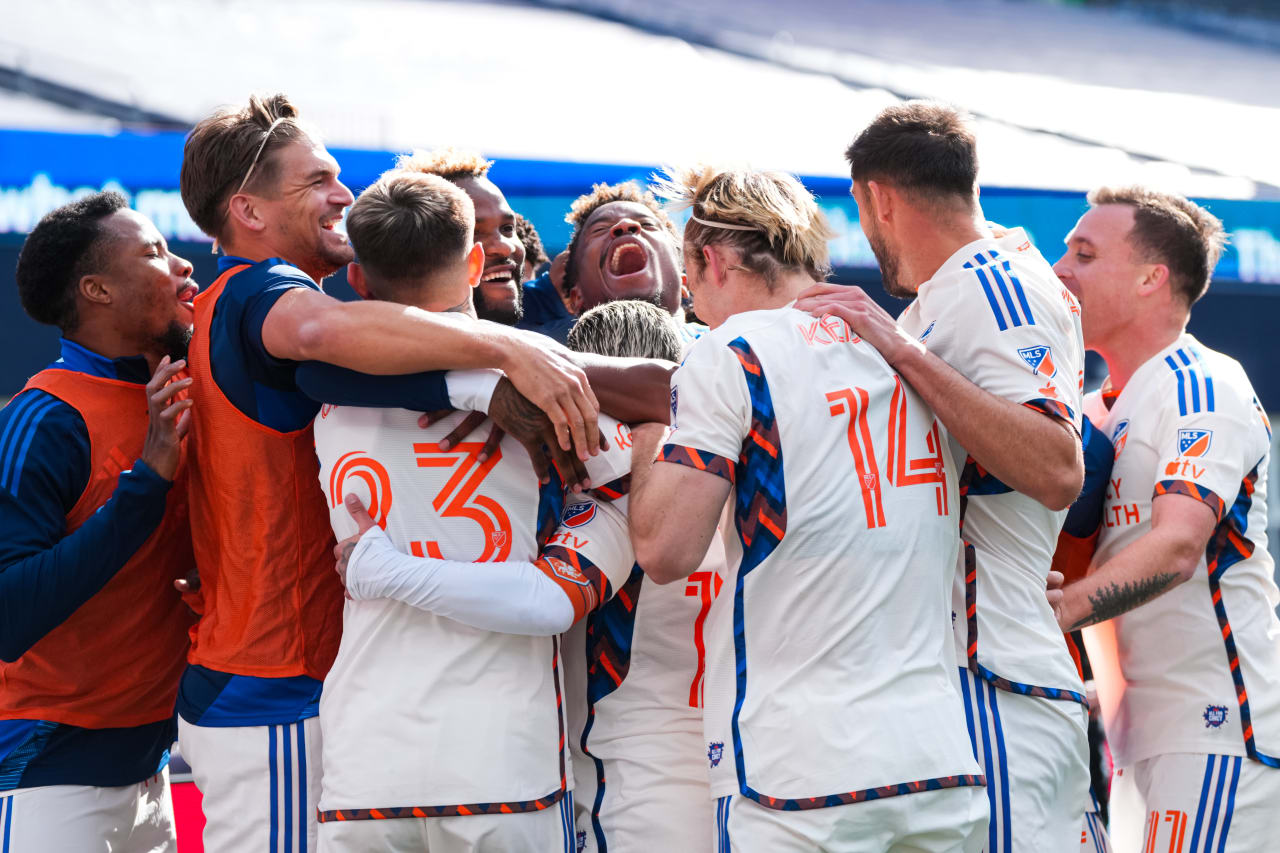 FOXBOROUGH, MASSACHUSETTS - MARCH 17:  New England Revolution against FC Cincinnati on March 17, 2024 in Foxborough, Massachusetts.