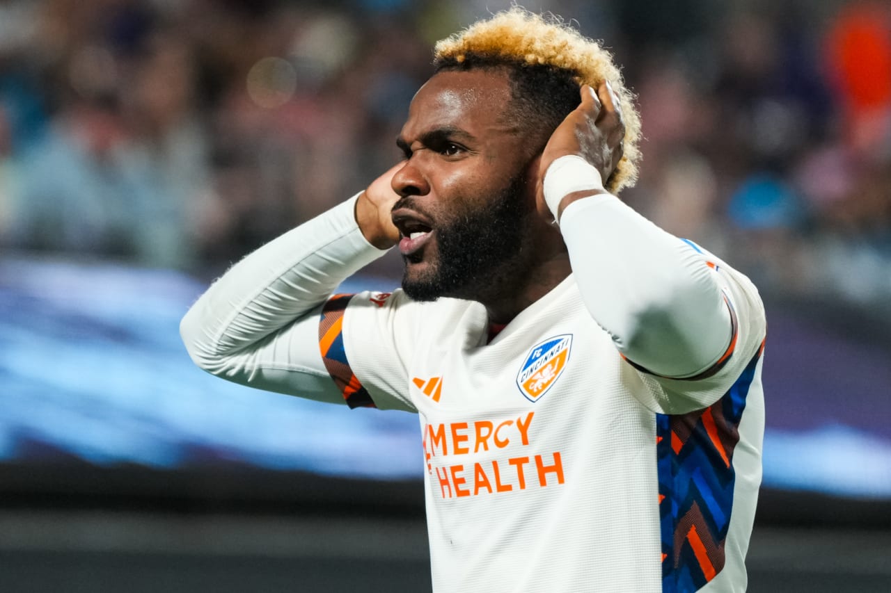 CHARLOTTE, NORTH CAROLINA - MARCH 30: Charlotte FC against FC Cincinnati on March 30, 2024 at Bank of America Stadium in Charlotte, North Carolina.