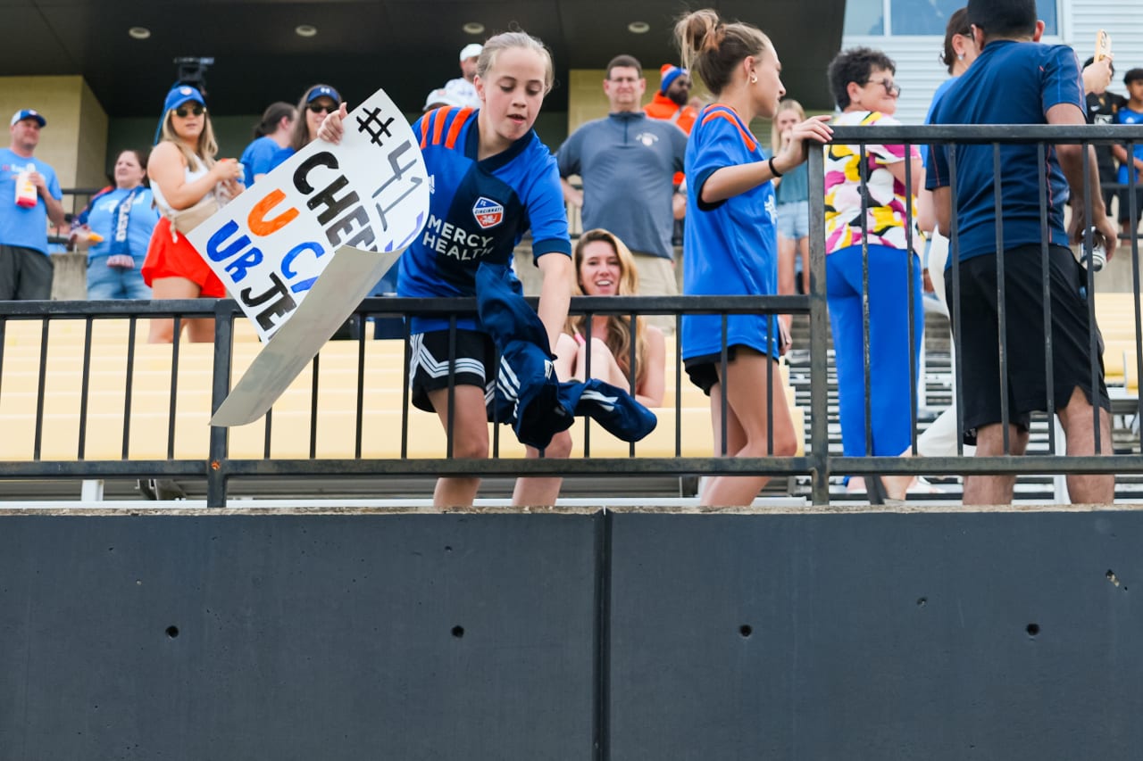 HIGHLAND HEIGHTS, KENTUCKY - APRIL 28: FC Cincinnati 2 against Philadelphia Union on April 28, 2024 at Scudamore Field at Northern Kentucky University in Highland Heights, Kentucky.