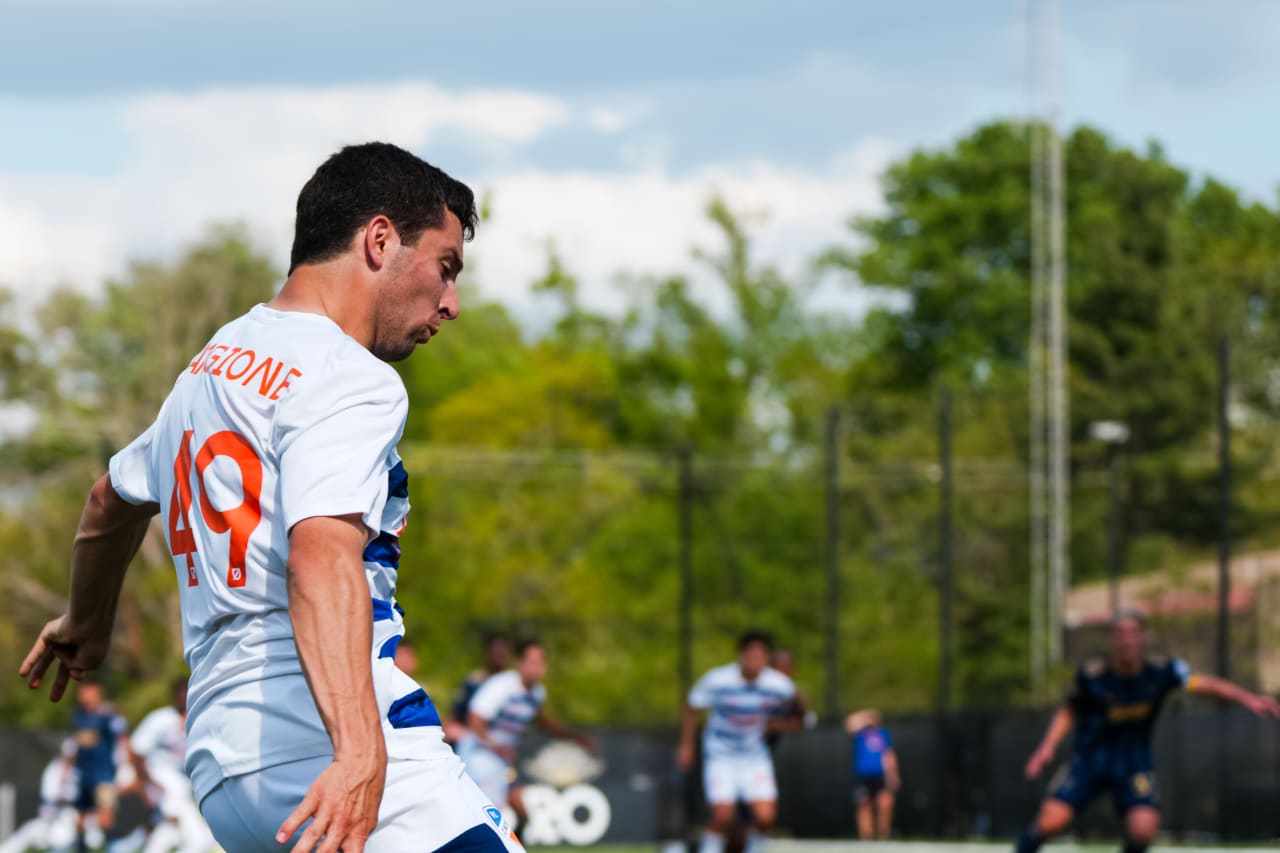 HIGHLAND HEIGHTS, KENTUCKY - APRIL 28: FC Cincinnati 2 against Philadelphia Union on April 28, 2024 at Scudamore Field at Northern Kentucky University in Highland Heights, Kentucky.
