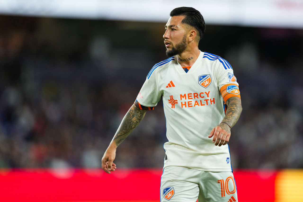 ORLANDO, FLORIDA - MAY 4: Orlando City SC against FC Cincinnati on May 4, 2024 at Inter&Co Stadium in Orlando, Florida.