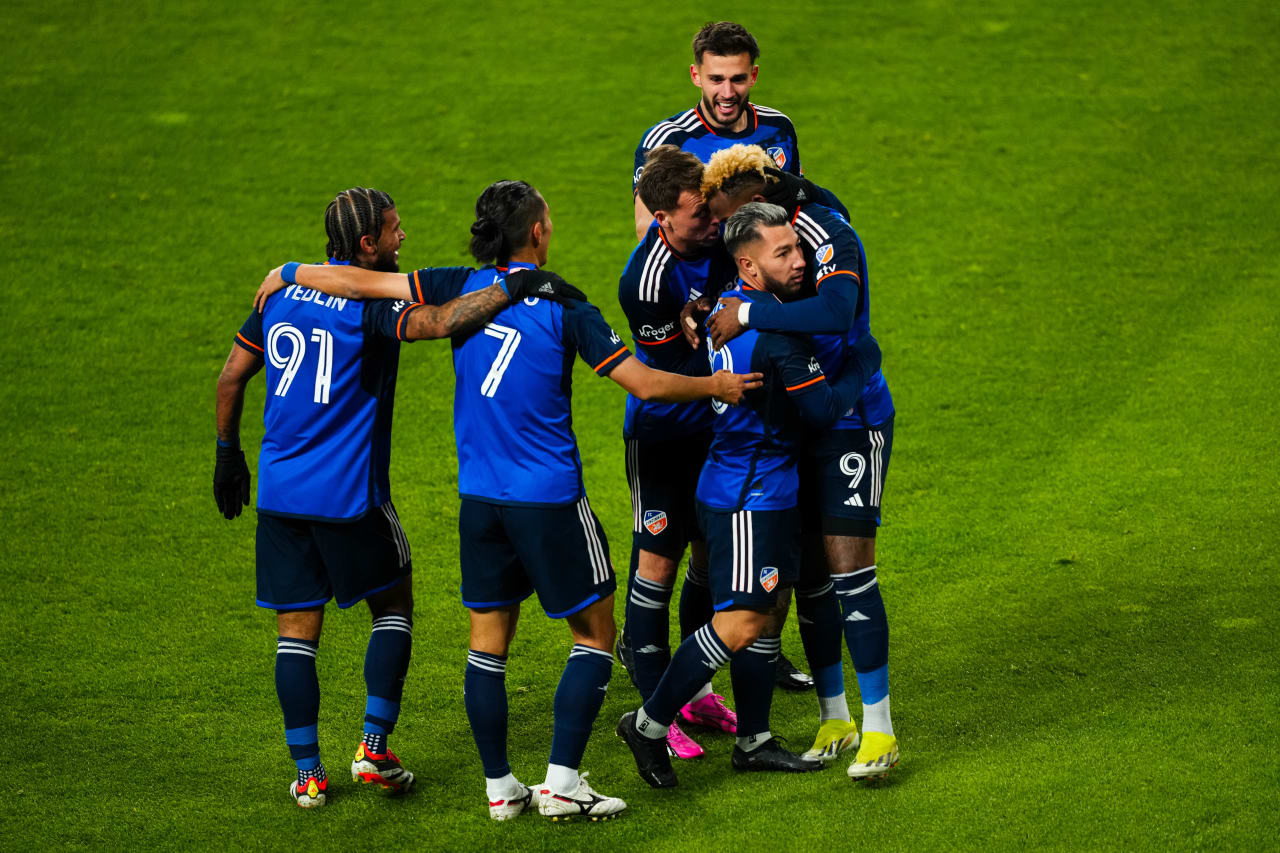 CINCINNATI, OHIO - MARCH 23: FC Cincinnati against New York City FC on March 23, 2024 at TQL Stadium in Cincinnati, Ohio.