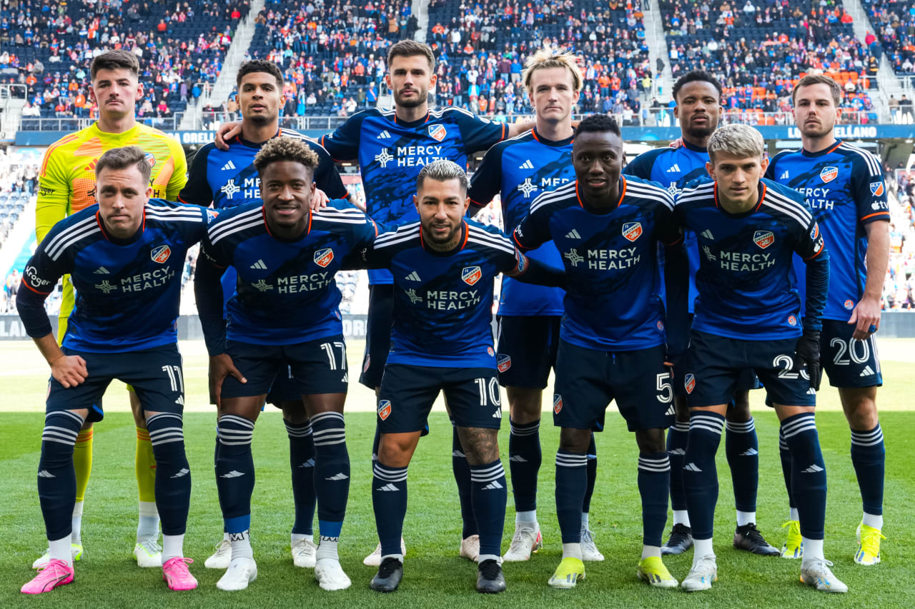 CINCINNATI, OHIO - MARCH 10: FC Cincinnati against D.C. United on March 10, 2024 at TQL Stadium in Cincinnati, Ohio.