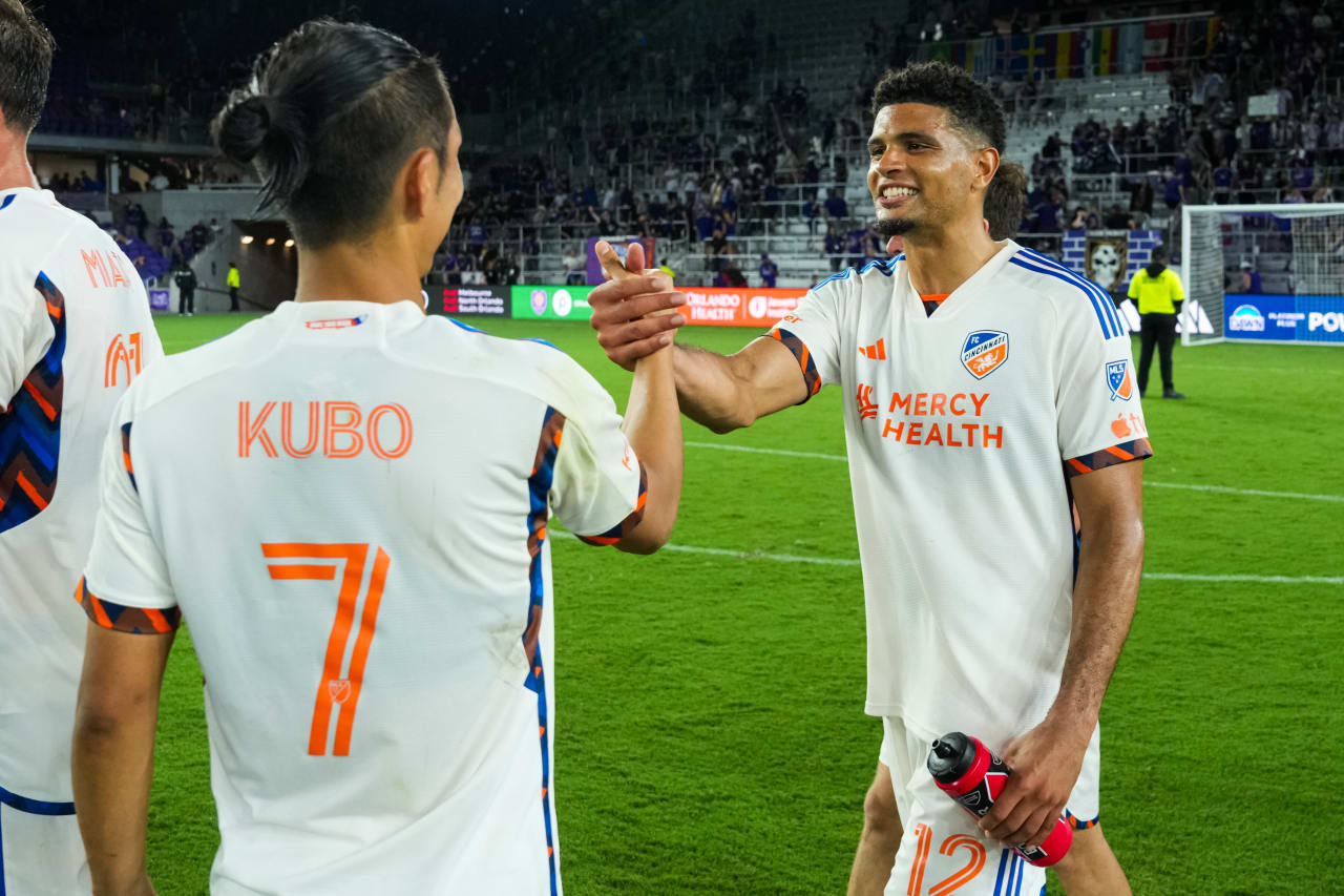 ORLANDO, FLORIDA - MAY 4: Orlando City SC against FC Cincinnati on May 4, 2024 at Inter&Co Stadium in Orlando, Florida.