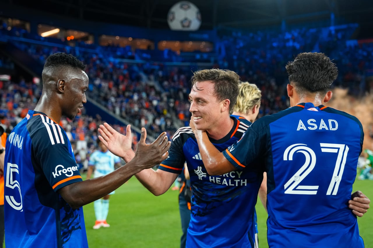 CINCINNATI, OHIO - APRIL 27: FC Cincinnati against Colorado Rapids on April 27, 2024 at TQL Stadium in Cincinnati, Ohio.