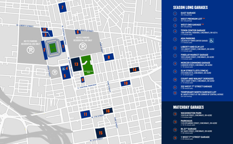 2024 Parking Map
