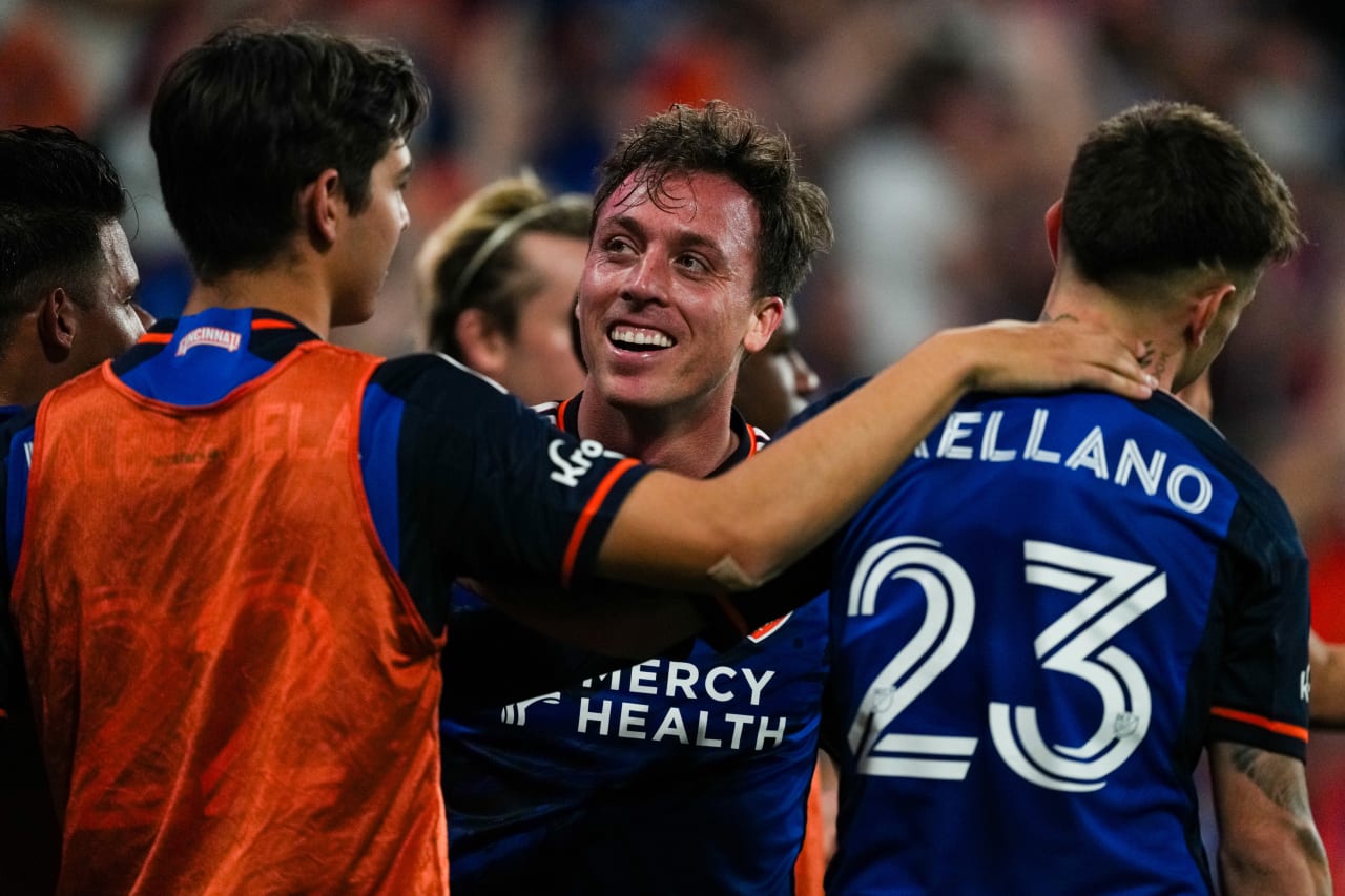 CINCINNATI, OHIO - APRIL 27: FC Cincinnati against Colorado Rapids on April 27, 2024 at TQL Stadium in Cincinnati, Ohio.