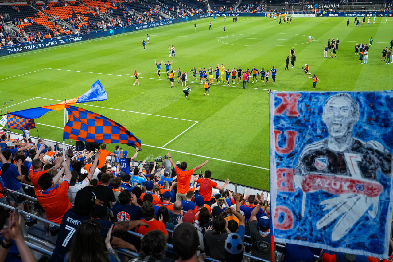 CINCINNATI, OHIO - APRIL 27: FC Cincinnati against Colorado Rapids on April 27, 2024 at TQL Stadium in Cincinnati, Ohio.