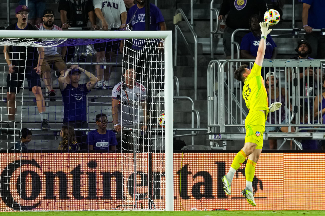 ORLANDO, FLORIDA - MAY 4: Orlando City SC against FC Cincinnati on May 4, 2024 at Inter&Co Stadium in Orlando, Florida.