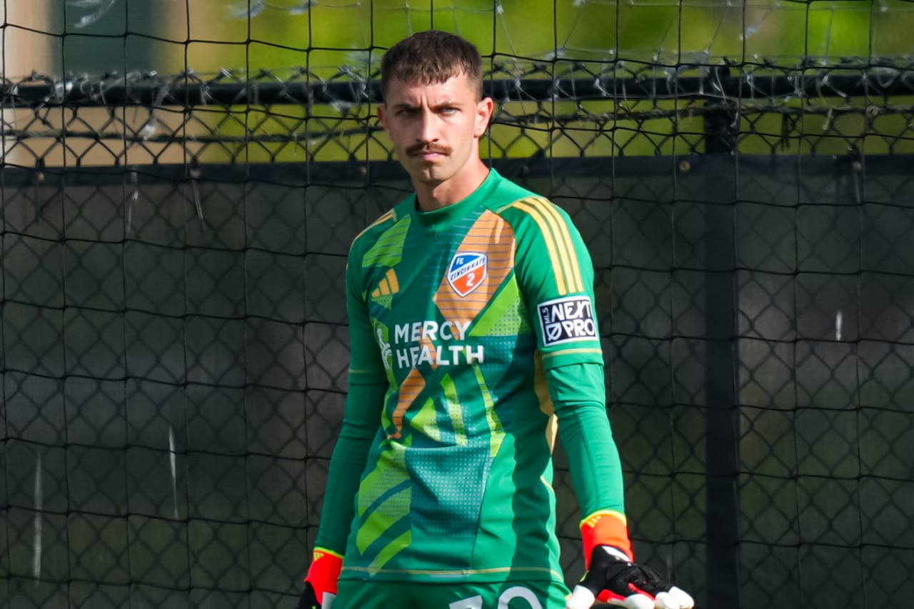 HIGHLAND HEIGHTS, KENTUCKY - APRIL 28: FC Cincinnati 2 against Philadelphia Union on April 28, 2024 at Scudamore Field at Northern Kentucky University in Highland Heights, Kentucky.