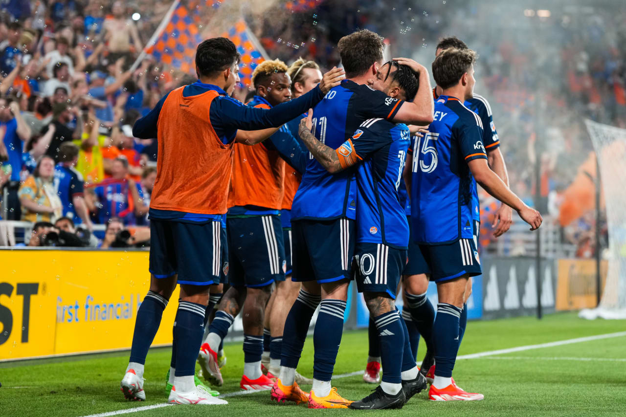 CINCINNATI, OHIO - APRIL 27: FC Cincinnati against Colorado Rapids on April 27, 2024 at TQL Stadium in Cincinnati, Ohio.