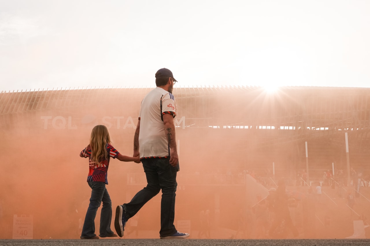 CINCINNATI, OHIO - APRIL 27: FC Cincinnati against Colorado Rapids on April 27, 2024 at TQL Stadium in Cincinnati, Ohio.