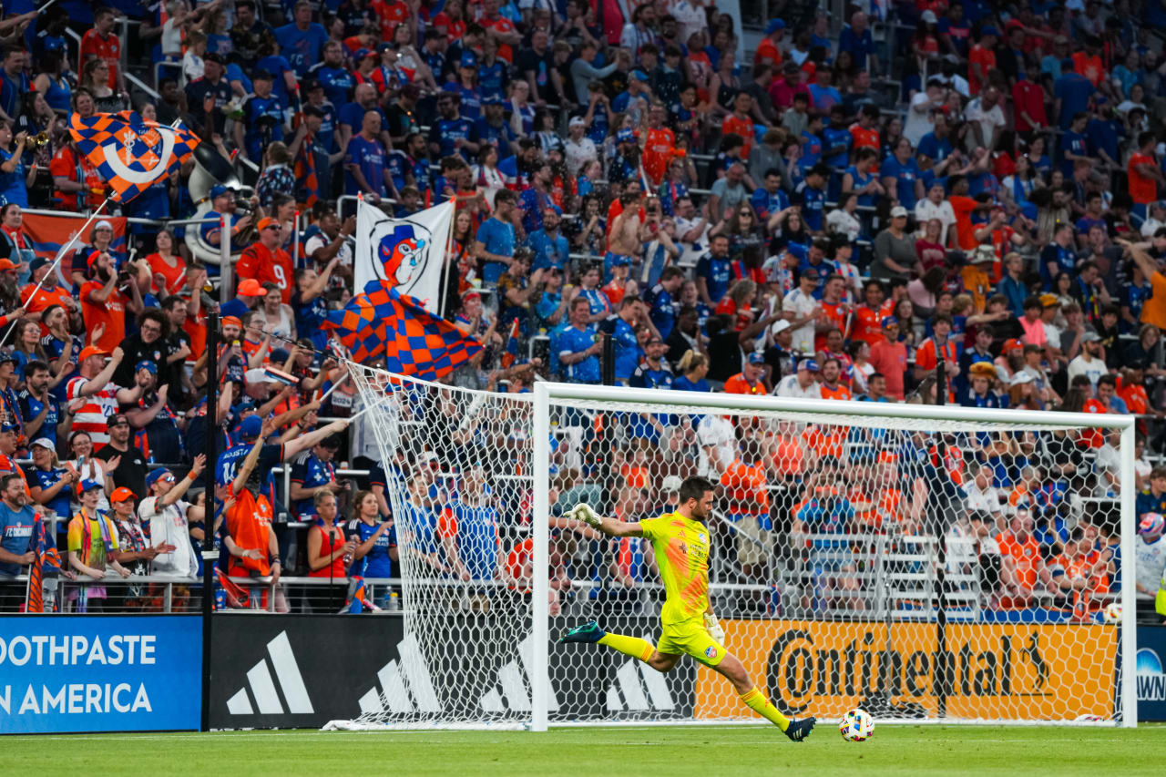 CINCINNATI, OHIO - APRIL 27: FC Cincinnati against Colorado Rapids on April 27, 2024 at TQL Stadium in Cincinnati, Ohio.