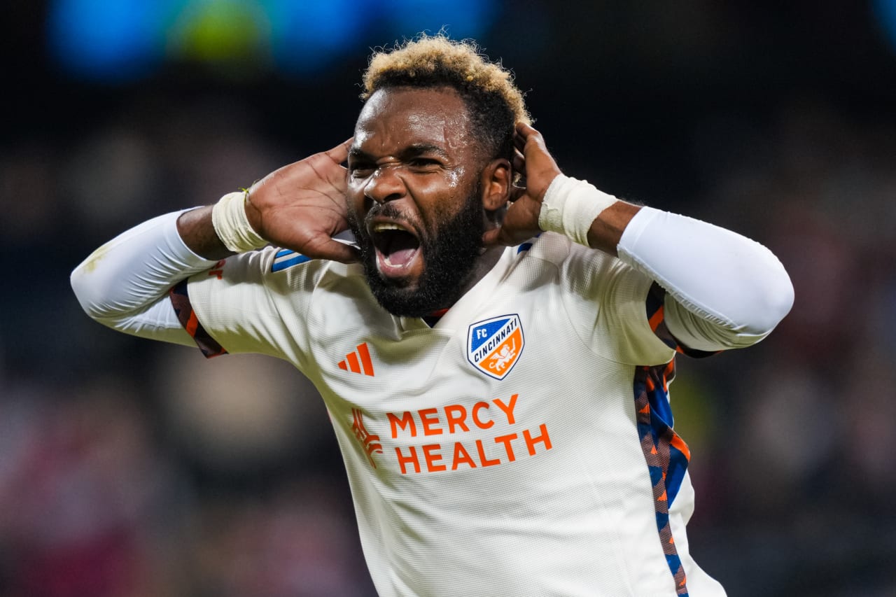 CHICAGO, ILLINOIS - MARCH 2: Chicago Fire FC against FC Cincinnati on March 2, 2024 at Soldier Field in Chicago, Illinois.