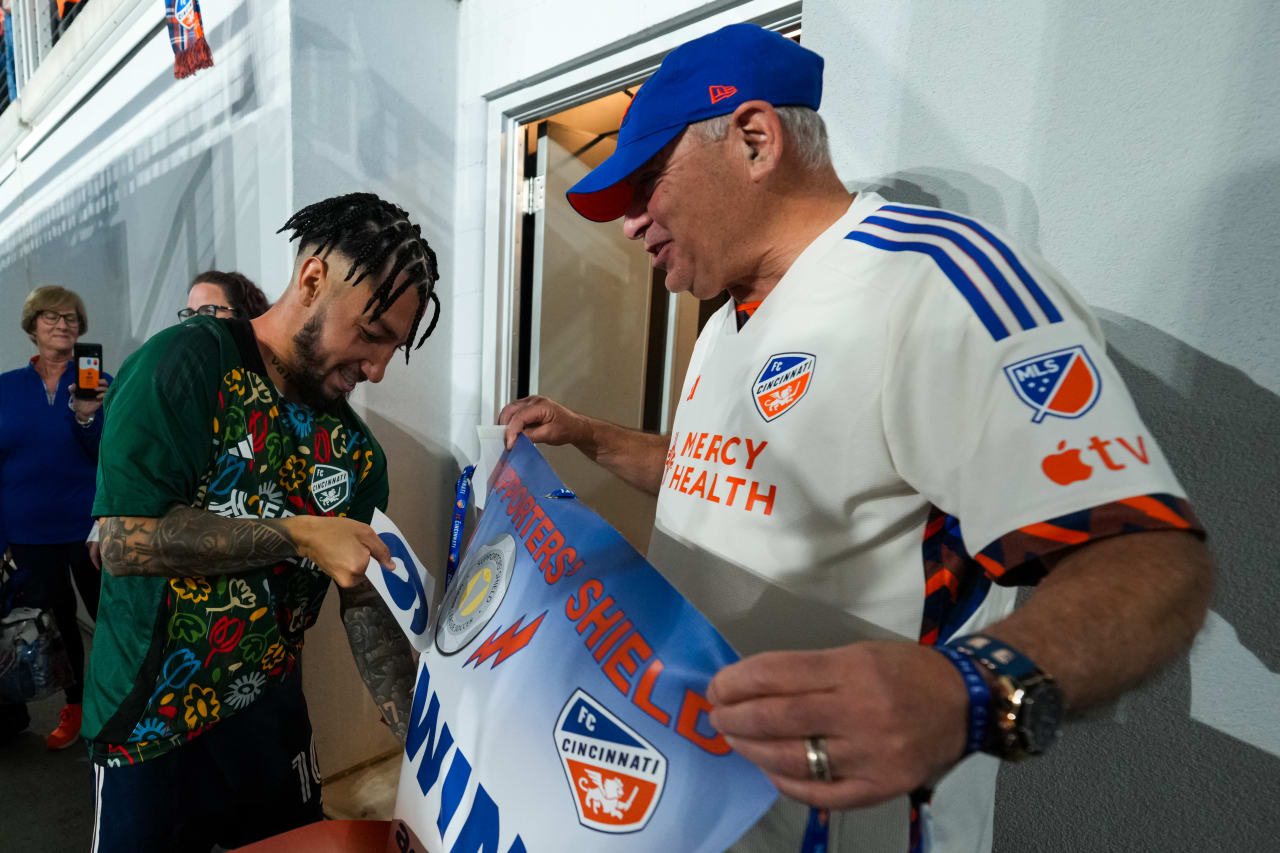 CINCINNATI, OHIO - APRIL 27: FC Cincinnati against Colorado Rapids on April 27, 2024 at TQL Stadium in Cincinnati, Ohio.