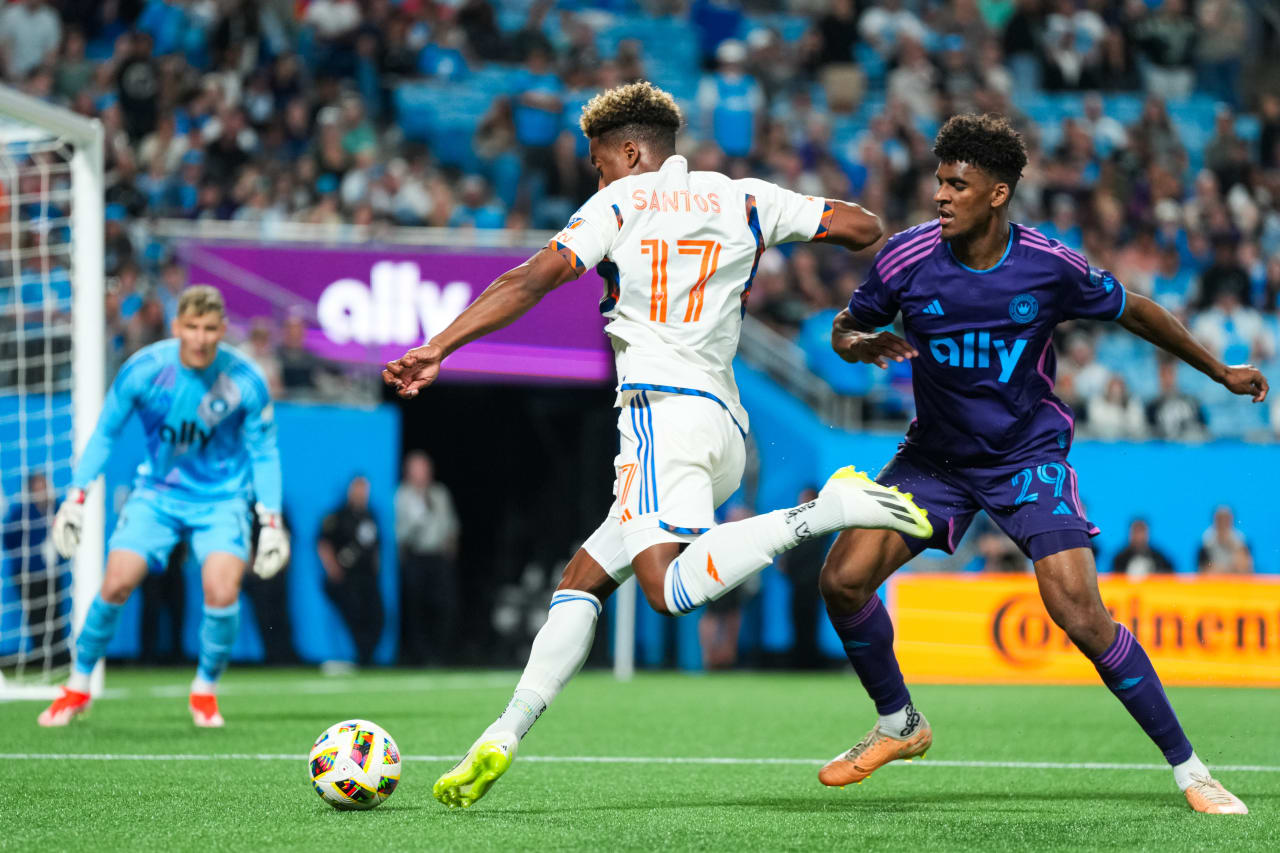 CHARLOTTE, NORTH CAROLINA - MARCH 30: Charlotte FC against FC Cincinnati on March 30, 2024 at Bank of America Stadium in Charlotte, North Carolina.