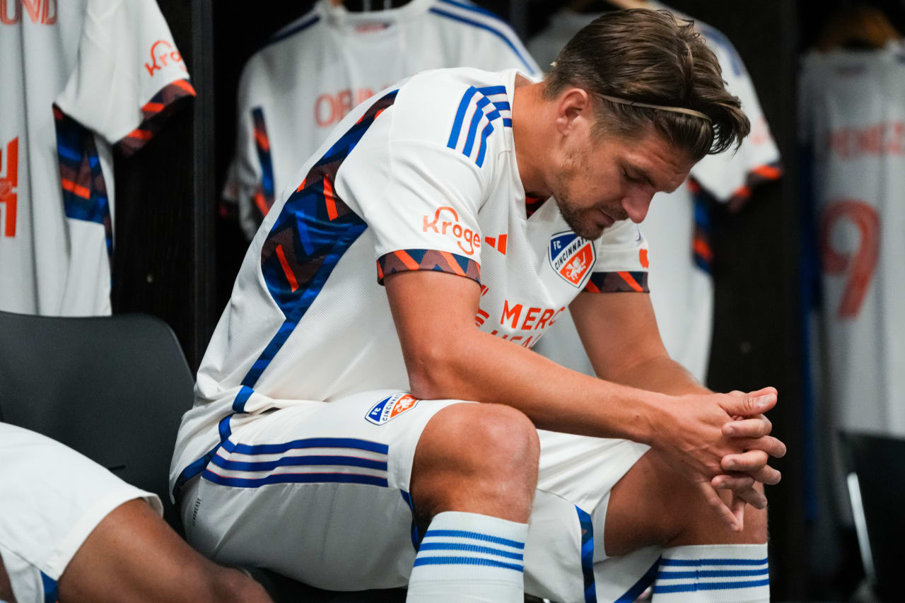 CHARLOTTE, NORTH CAROLINA - MARCH 30: Charlotte FC against FC Cincinnati on March 30, 2024 at Bank of America Stadium in Charlotte, North Carolina.