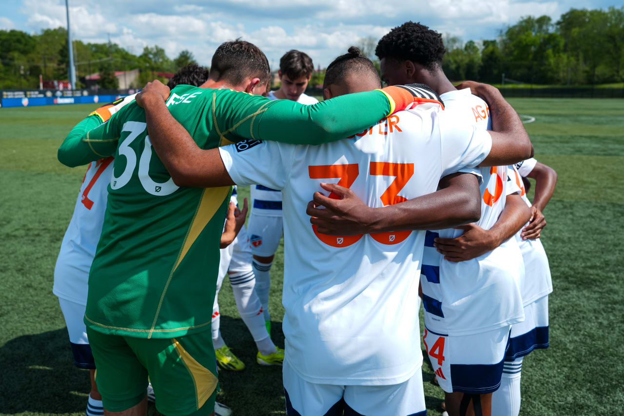 HIGHLAND HEIGHTS, KENTUCKY - APRIL 28: FC Cincinnati 2 against Philadelphia Union on April 28, 2024 at Scudamore Field at Northern Kentucky University in Highland Heights, Kentucky.