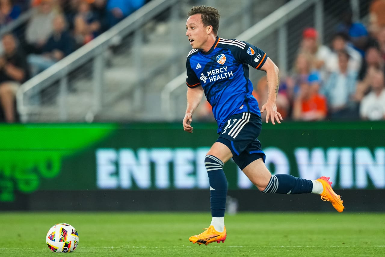 CINCINNATI, OHIO - APRIL 27: FC Cincinnati against Colorado Rapids on April 27, 2024 at TQL Stadium in Cincinnati, Ohio.
