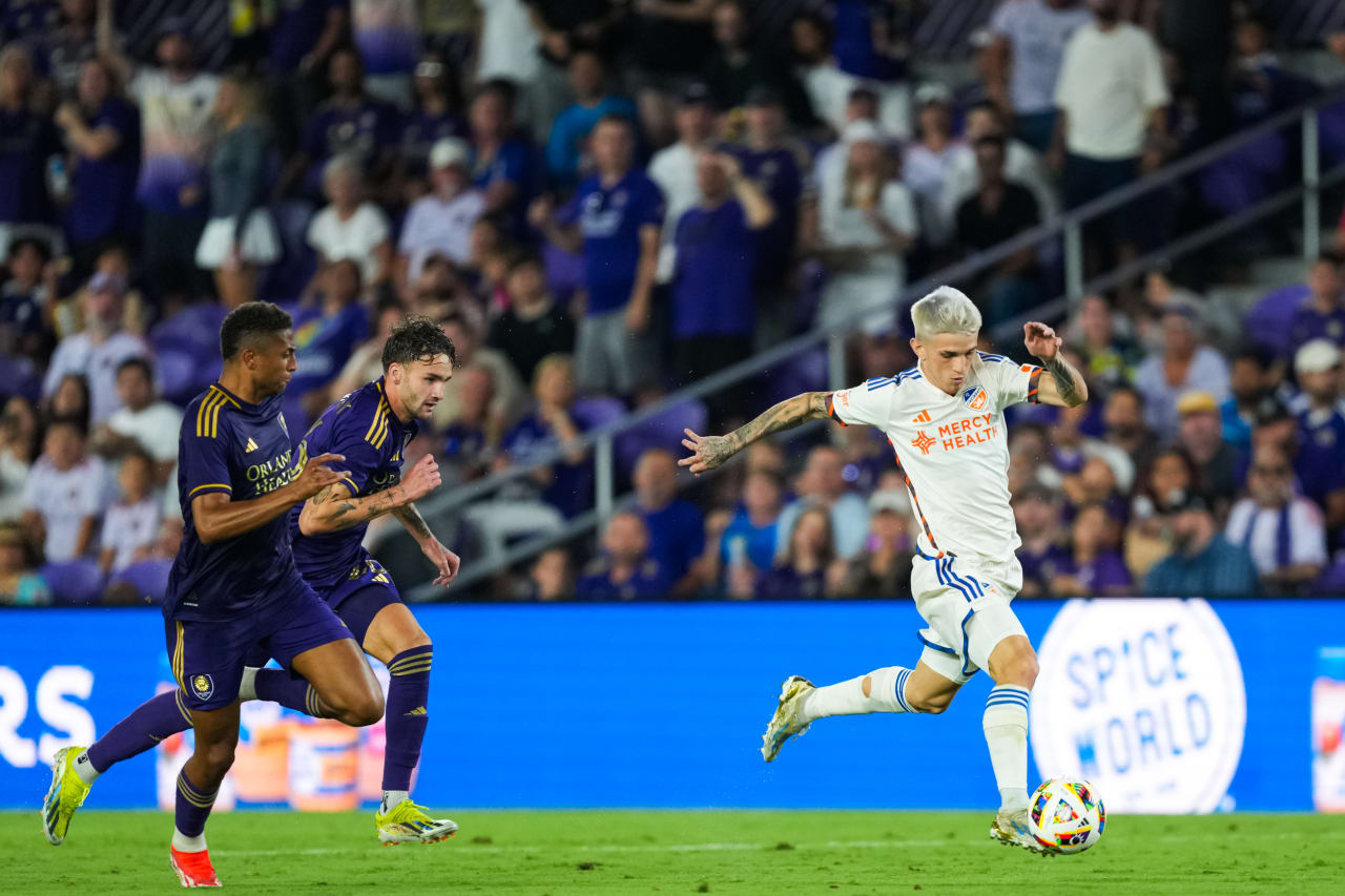 ORLANDO, FLORIDA - MAY 4: Orlando City SC against FC Cincinnati on May 4, 2024 at Inter&Co Stadium in Orlando, Florida.