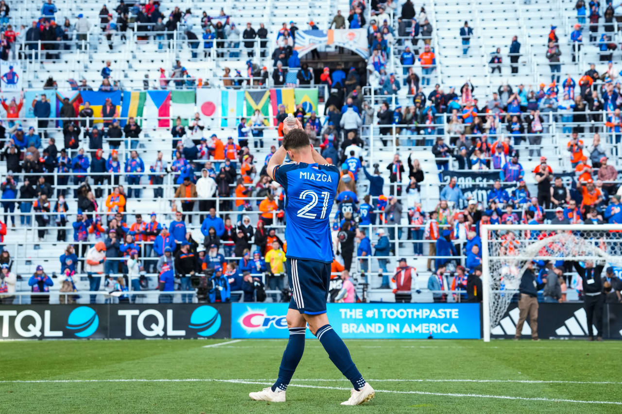 CINCINNATI, OHIO - MARCH 10: FC Cincinnati against D.C. United on March 10, 2024 at TQL Stadium in Cincinnati, Ohio.