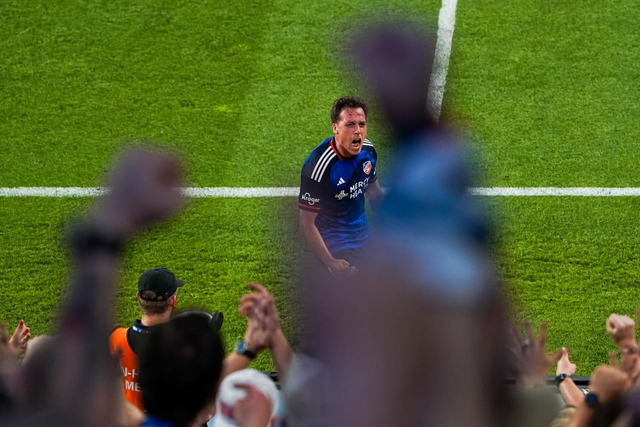 CINCINNATI, OHIO - APRIL 27: FC Cincinnati against Colorado Rapids on April 27, 2024 at TQL Stadium in Cincinnati, Ohio.