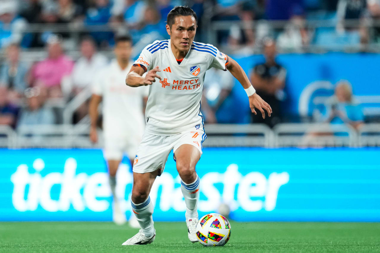 CHARLOTTE, NORTH CAROLINA - MARCH 30: Charlotte FC against FC Cincinnati on March 30, 2024 at Bank of America Stadium in Charlotte, North Carolina.