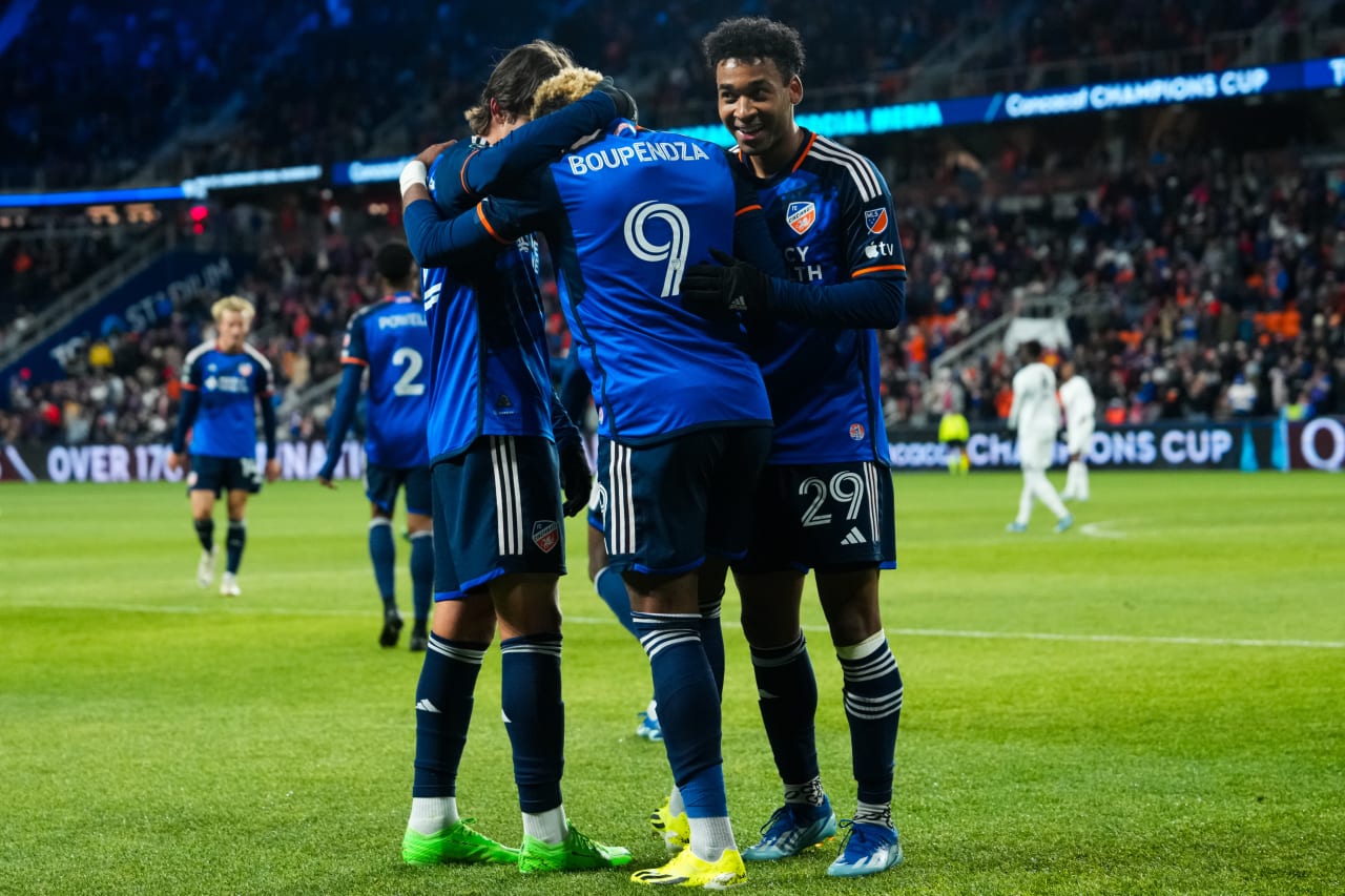 CINCINNATI, OHIO - FEBRUARY 28: FC Cincinnati against Cavalier F.C. on February 28, 2024 at TQL Stadium in Cincinnati, Ohio.